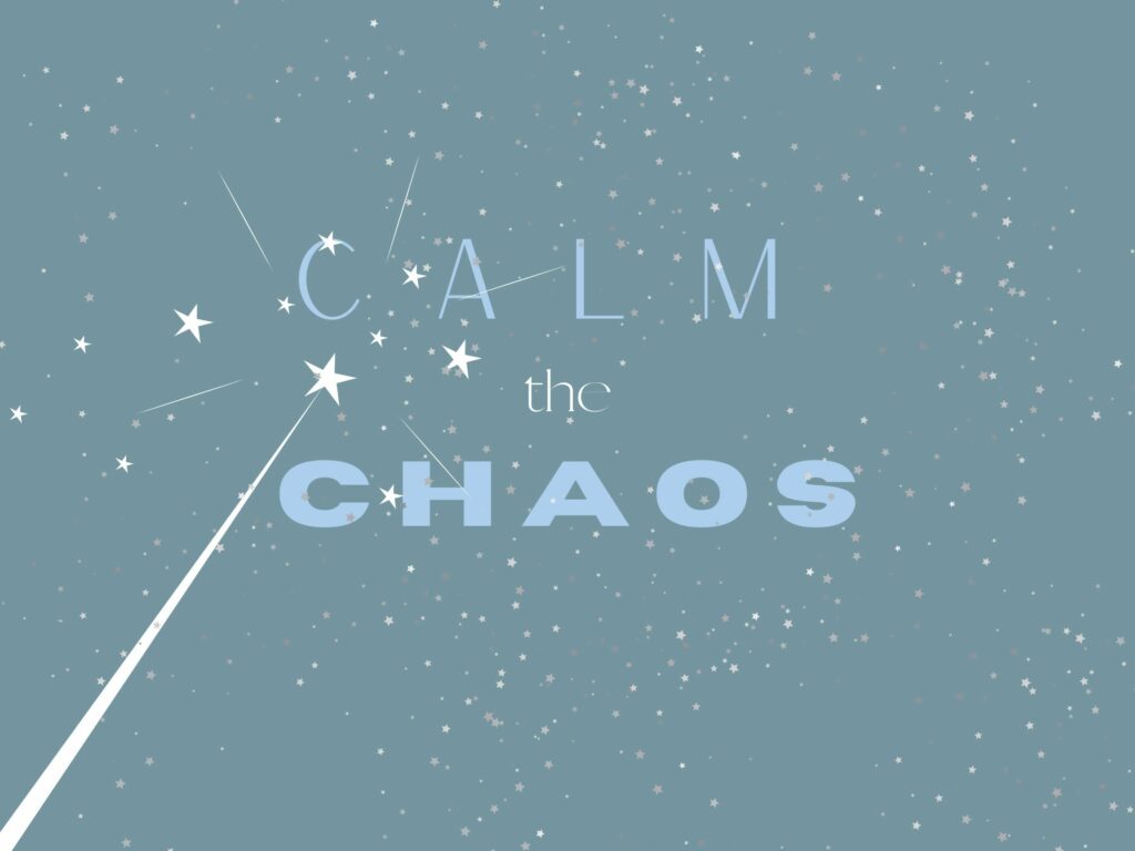 Calm the Chaos Quote